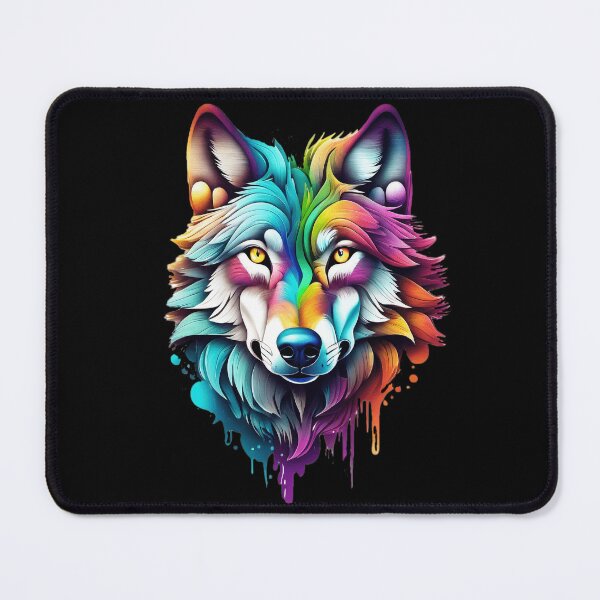 Item preview, Surrealism style art piece of a Timberwolf #2 designed and sold by BirdsnStuff.