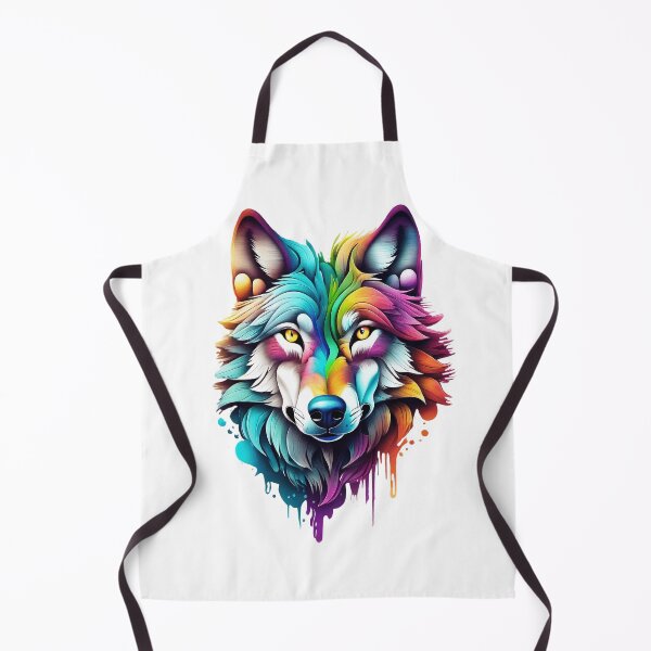 Item preview, Surrealism style art piece of a Timberwolf #2 designed and sold by BirdsnStuff.