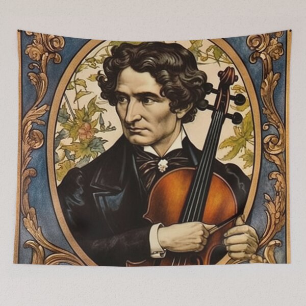 Item preview, Hector Berlioz musician designed and sold by ComicsFactory.