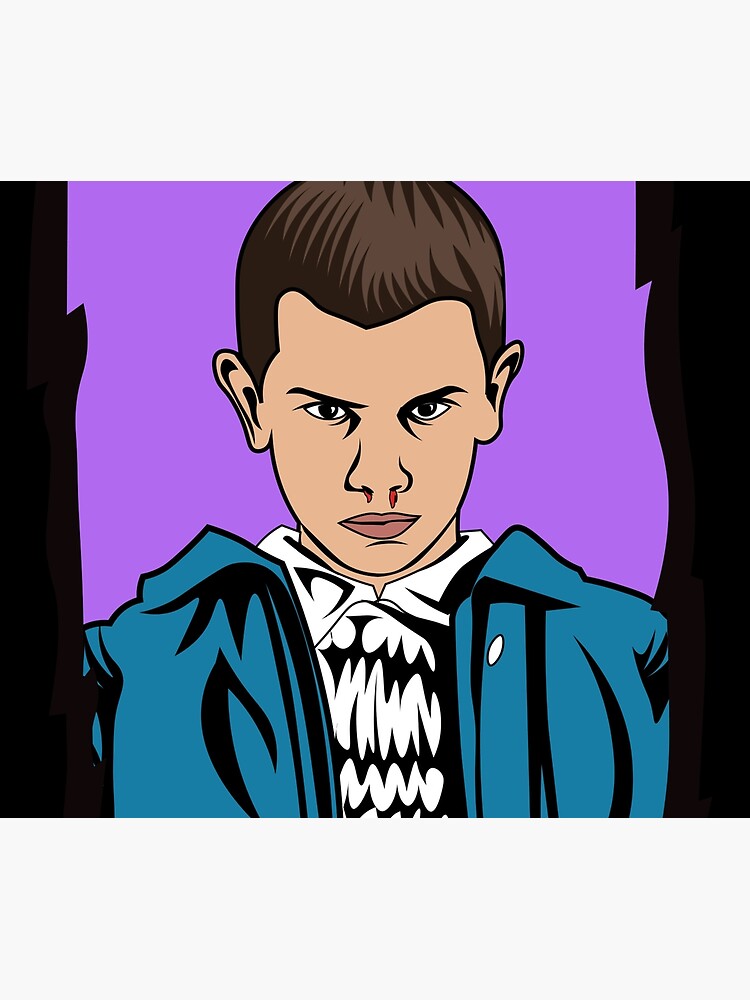 Thumbnail 6 of 6, Comforter, stranger things eleven designed and sold by illustrational0.