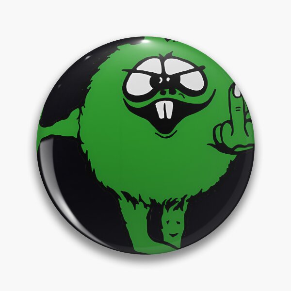 Item preview, Green Guy flips bird - 70s retro  	 designed and sold by cnsifhccnj42.