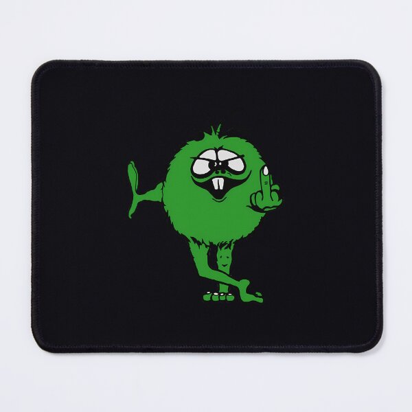 Item preview, Green Guy flips bird - 70s retro  	 designed and sold by cnsifhccnj42.