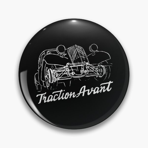 Item preview, Citroën Traction Avant script emblem and subtle illustration 	 		 designed and sold by cciukslbm85.