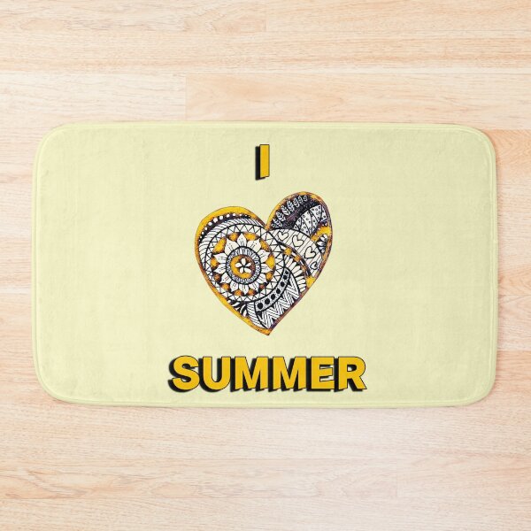 Item preview, I love summer yellow designed and sold by FlossOrFi.