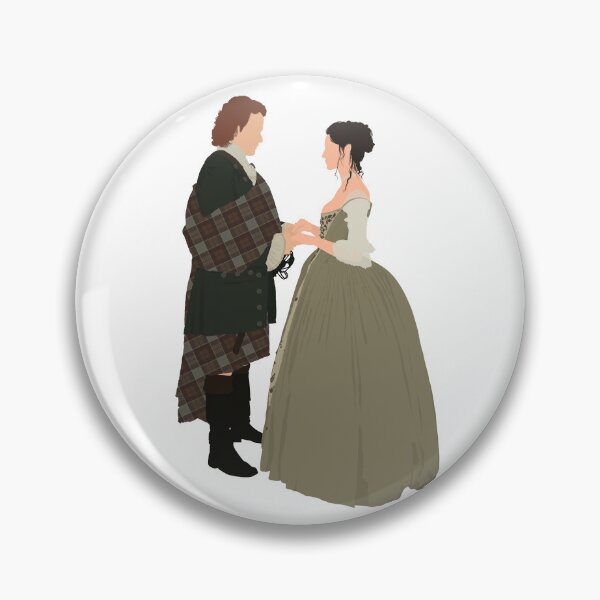 Item preview, Claire & Jamie - Outlander designed and sold by chaoticdoodlery.