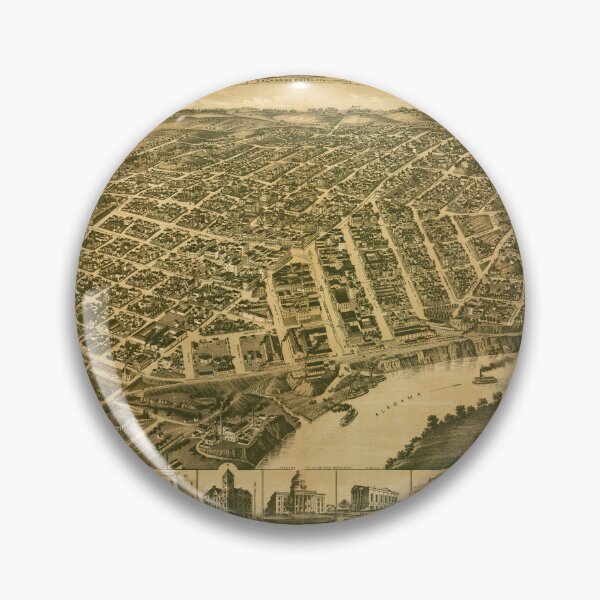 Item preview, Montgomery, Alabama (1887) designed and sold by allhistory.