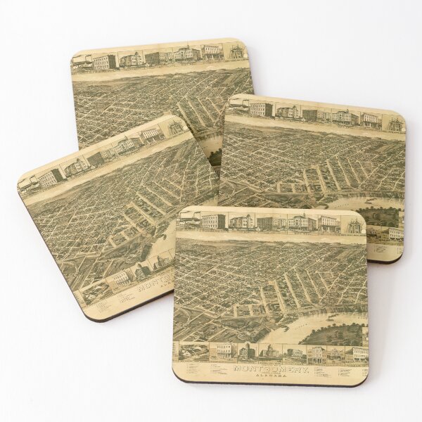 Item preview, Montgomery, Alabama (1887) designed and sold by allhistory.