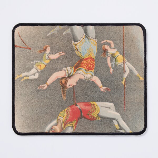 Item preview, STK501915A-Male and female trapeze performers, circa 1875. designed and sold by StocktrekImages.