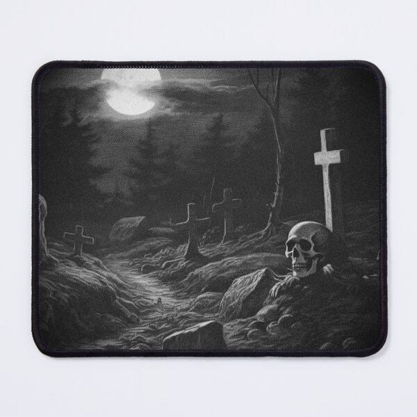 Item preview, Dark graveyard, metal t-shirt designed and sold by SvarunPogani.