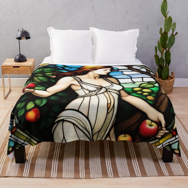 Item preview, Eva con una manzana en vidrieras designed and sold by Joseph Hail.