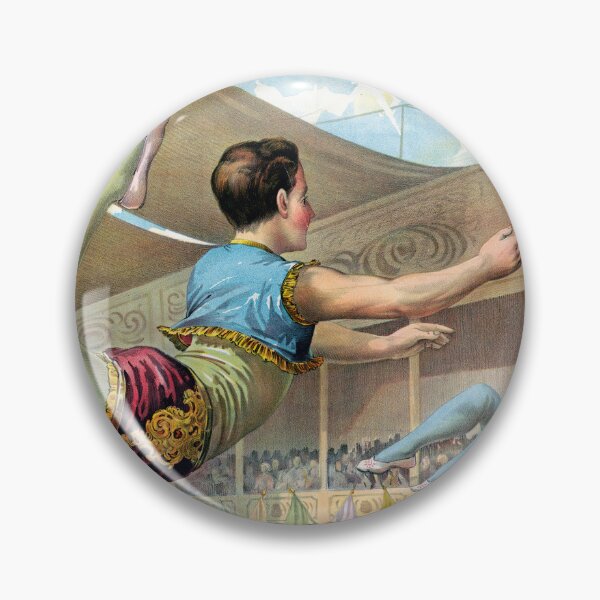 Item preview, STK501916A-Vintage graphic print of acrobats performing at a circus. designed and sold by StocktrekImages.