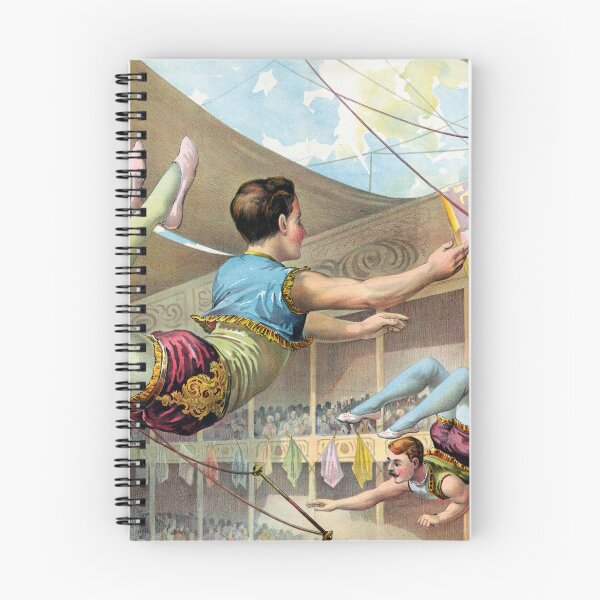 Item preview, STK501916A-Vintage graphic print of acrobats performing at a circus. designed and sold by StocktrekImages.