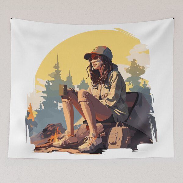 Item preview, Essence of Adventure: Camping Spirit | Camping Lovers designed and sold by DarcoDesigns.