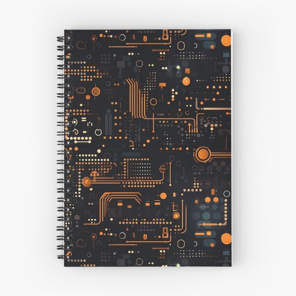 Item preview, Orange Electrical Board tile designed and sold by Vainura.