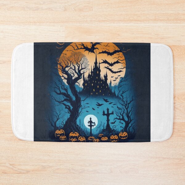 Item preview, Whispers of the Night: Spooky Halloween Cemetery Delights designed and sold by irosh madushan.