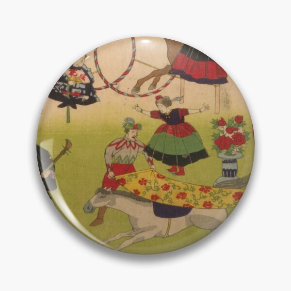 Item preview, STK501919A-Japanese triptych print of circus. designed and sold by StocktrekImages.