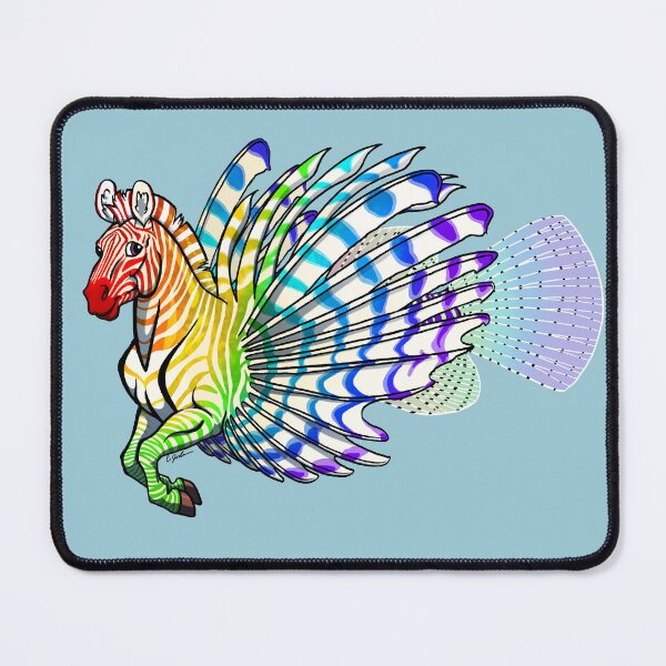 Item preview, Rainbow Zebralionfish designed and sold by CJordanEquine.