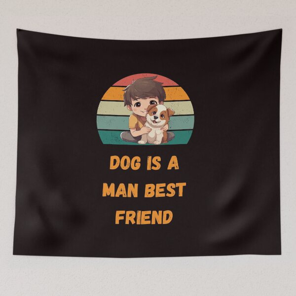 Item preview, dog is a man best friend designed and sold by sangram9337.
