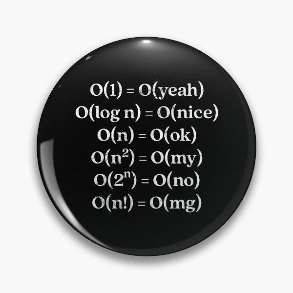 Item preview, Funny programming graphic Alternative Big O Notation design designed and sold by LissetteBagwell.