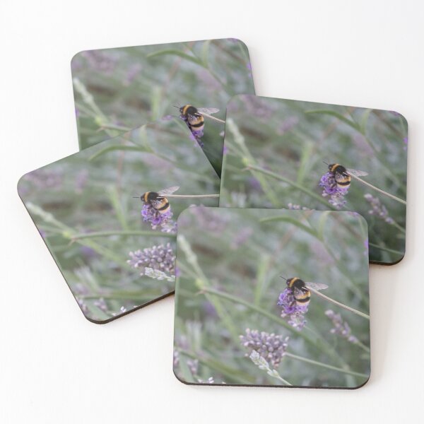 Item preview, Bumble bee on lavender designed and sold by FallenTrickster.