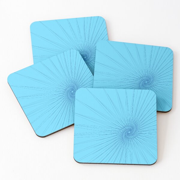 Item preview, Blue Abstract Spiral Background Design designed and sold by Parallax Grafica.