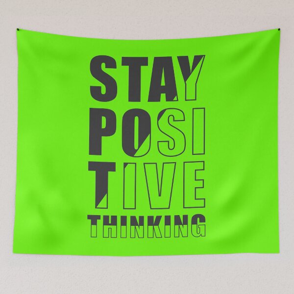 Item preview, Stay positive thinking designed and sold by Kuki-shop.