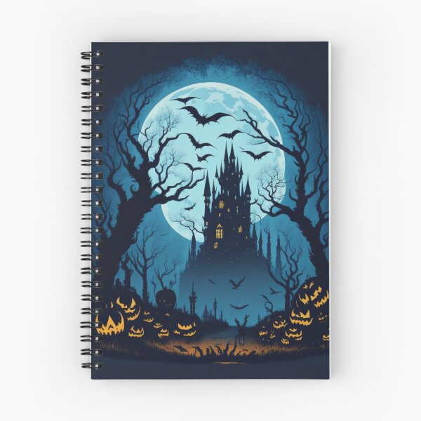 Item preview, Haunted Castle in Spooky Cemetery: Halloween Night designed and sold by irosh madushan.