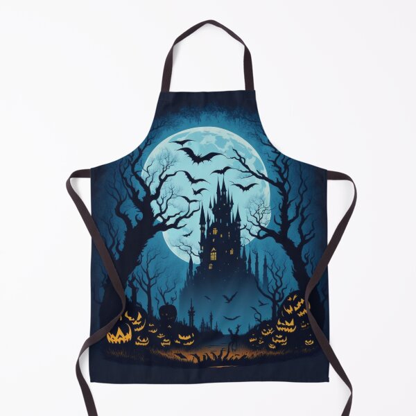 Item preview, Haunted Castle in Spooky Cemetery: Halloween Night designed and sold by irosh madushan.