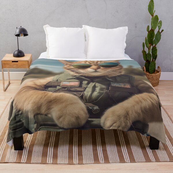 Item preview, Army cat soldier riding a tank designed and sold by RK - Shop.