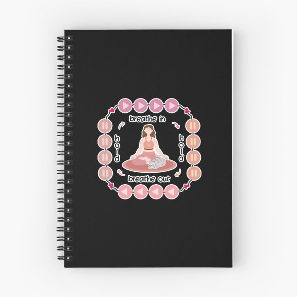 Item preview, Breathing Square | Cute Girl with Cat Meditating designed and sold by Kimochi-Shop.