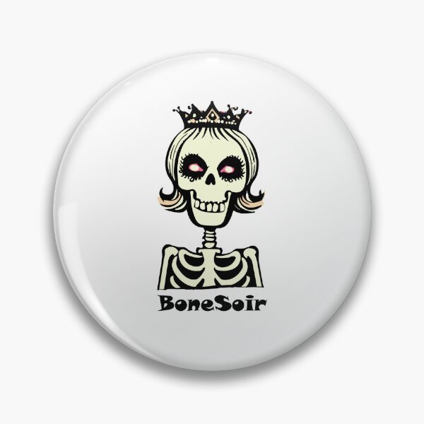 Item preview, BoneSoir Halloween Pun Joke Skeleton designed and sold by SamJanner.