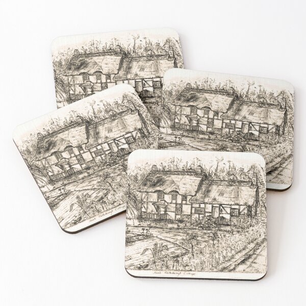 Item preview, Anne Hathaway's Cottage Drawing, Stratford-upon-Avon - Old Photo Effect designed and sold by studioSharonKay.
