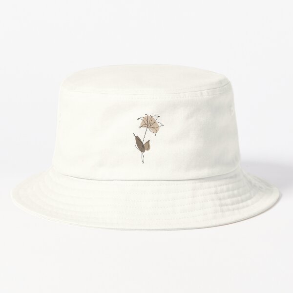 Item preview, One Line Drawing Beige Aesthetic Lily Flower designed and sold by art-by-soma.