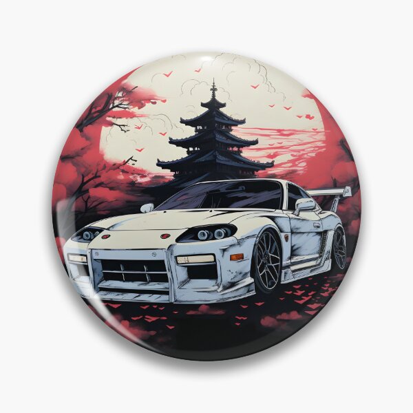 Item preview, JDM Japan White Car sun in the background designed and sold by Lajon97.