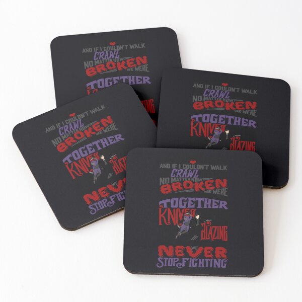 Item preview, Knives Drawn Pistols Blazing Quote  	 designed and sold by cnnhlaqdqnn35.