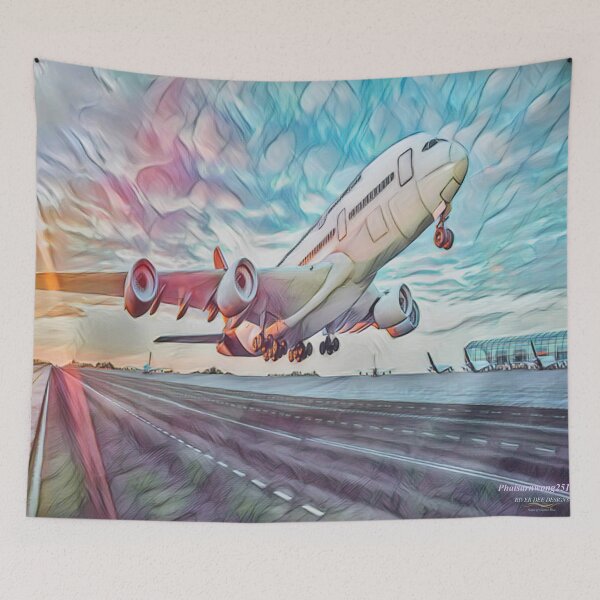 Item preview, Plane Flying Home designed and sold by RiverDeeDesigns.