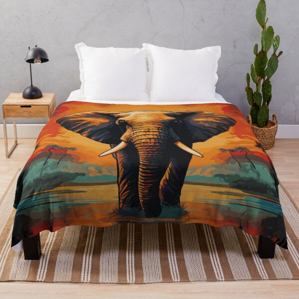 Item preview, Elephant Majesty: Perfect for Black T-Shirt designed and sold by TheFrenchVegan.