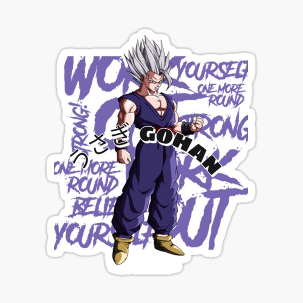 Gohan Beast  Sticker for Sale by Abyssal lanes