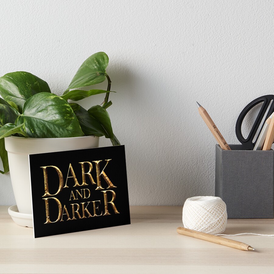 "Dark And Darker Logo dark and darker, dnd, dandd, fantasy tarkov, dark and darker logo, logo