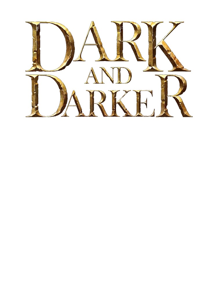 "Dark And Darker Logo dark and darker, dnd, dandd, fantasy tarkov, dark and darker logo, logo