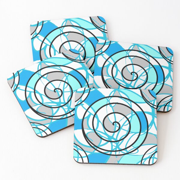Item preview, Swirls and Waves Pattern designed and sold by P9Designs.
