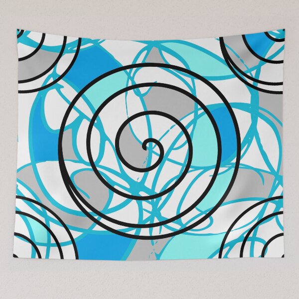 Item preview, Swirls and Waves Pattern designed and sold by P9Designs.