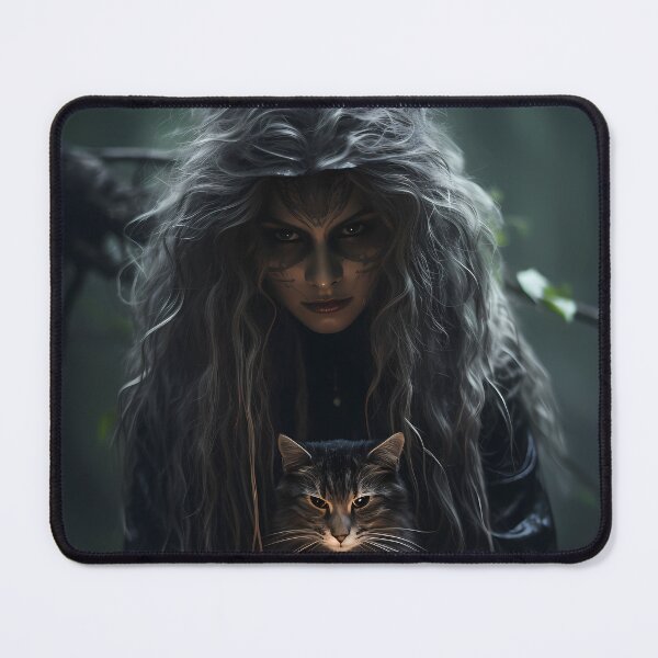 Item preview,  Punk Witch and her Familiar designed and sold by sixblackroses.