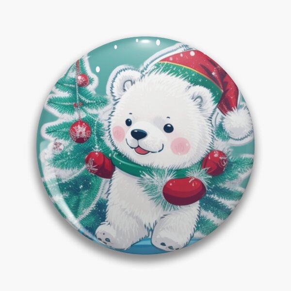 Artikelvorschau, Wunderliche Weihnachts-Eisbär-Kunst – festliches Feiertags-Wildtier-Design entworfen und verkauft von DesigntshirtWB.