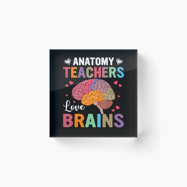 Item preview, Anatomy Teachers Love Brains Funny Science Back to School designed and sold by BunBuntheDog-.