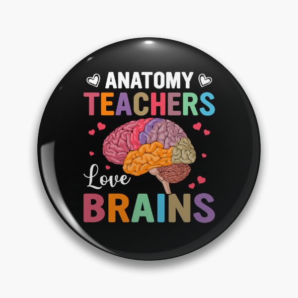 Item preview, Anatomy Teachers Love Brains Funny Science Back to School designed and sold by BunBuntheDog-.