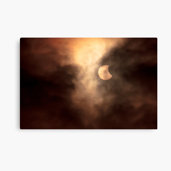 Solar Eclipse 2015 - 09.04am Canvas Print