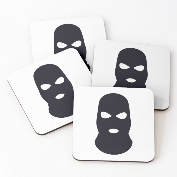 Item preview, Mafia Teror Modern Ski Mask Design Tee Sticker Case Black designed and sold by SupernovaDSGN.