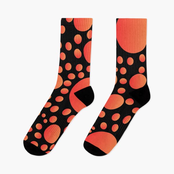 Item preview, Orange gradient circles on a black background designed and sold by itsggdesigns.