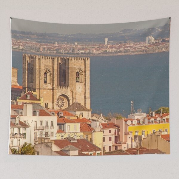 Item preview, the city of light. Lisbon Cathedral. designed and sold by Tereza Pilar  Art.